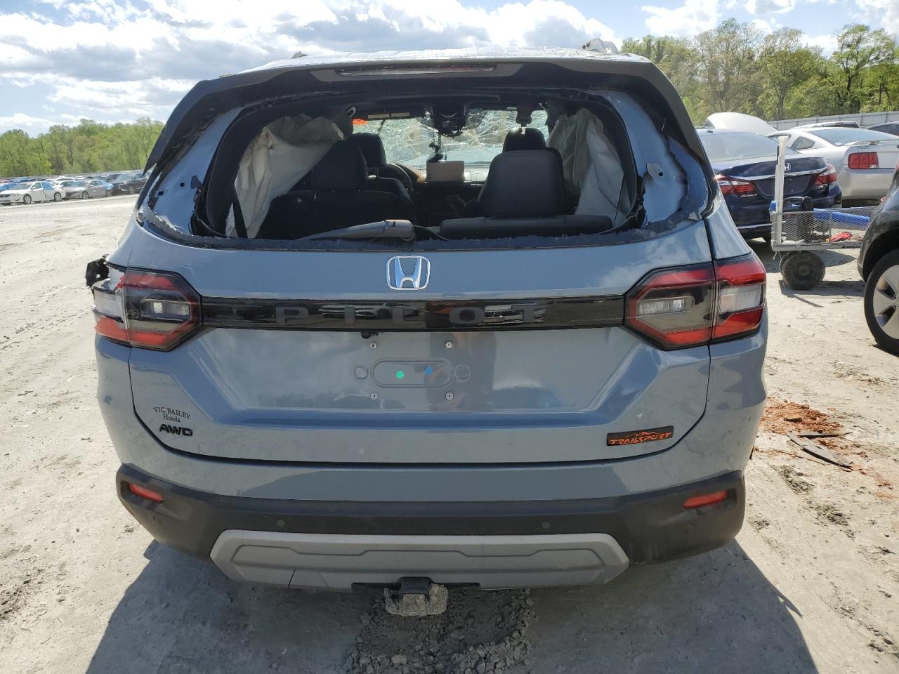 2023 HONDA PILOT TRAILSPORT VIN:5FNYG1H67PB012493