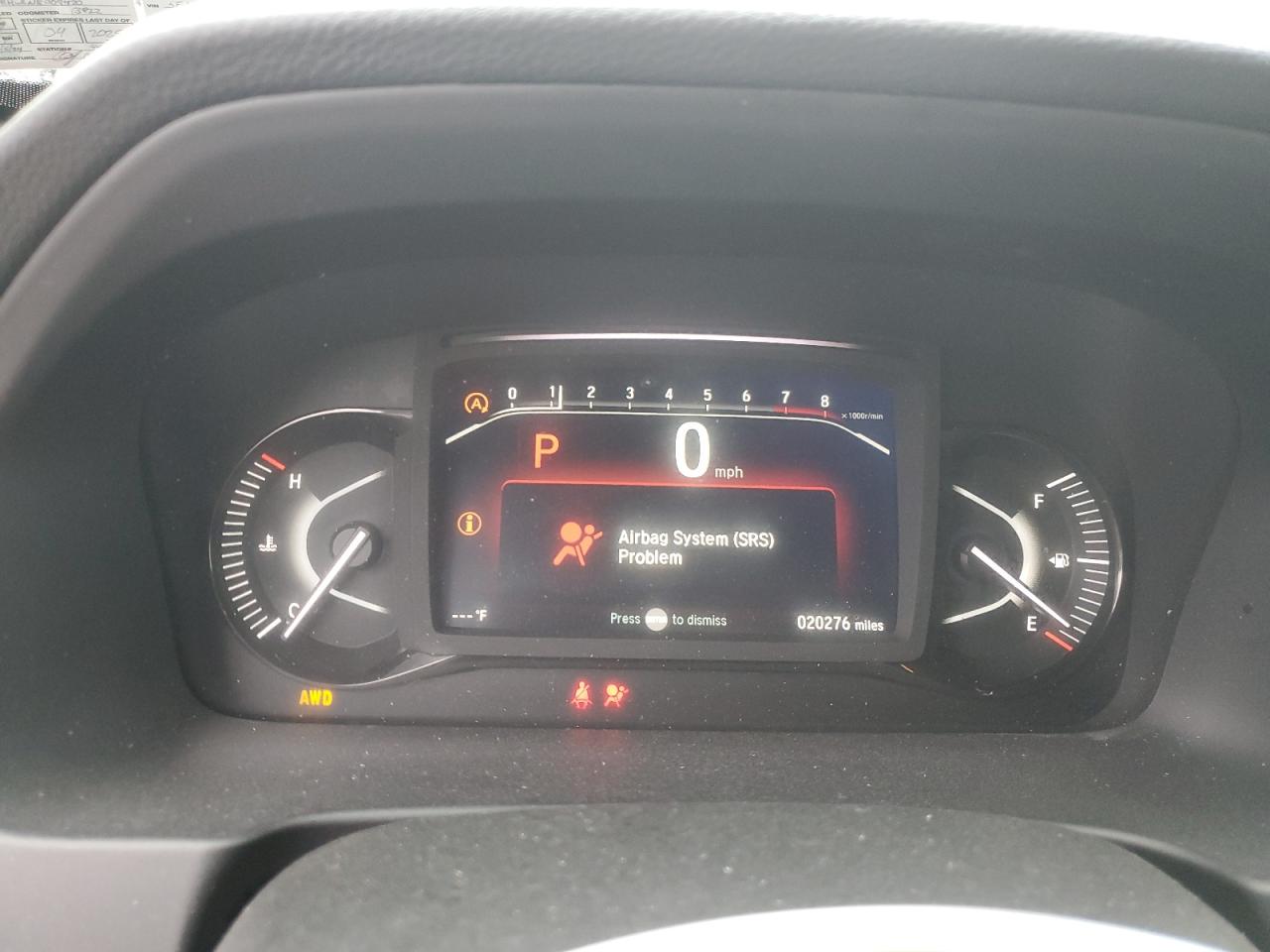2022 HONDA PASSPORT TRAIL SPORT VIN:5FNYF8H68NB009420