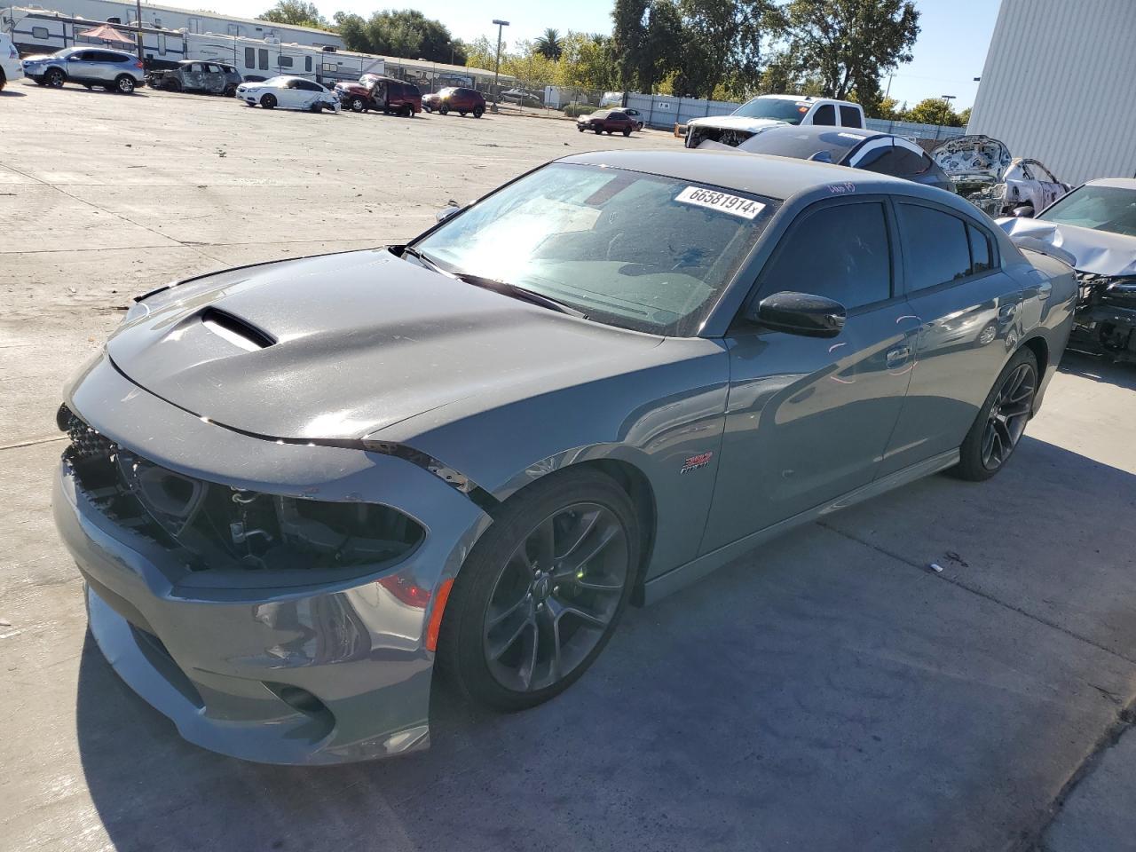 2023 DODGE CHARGER SCAT PACK VIN:2C3CDXGJ8PH598146