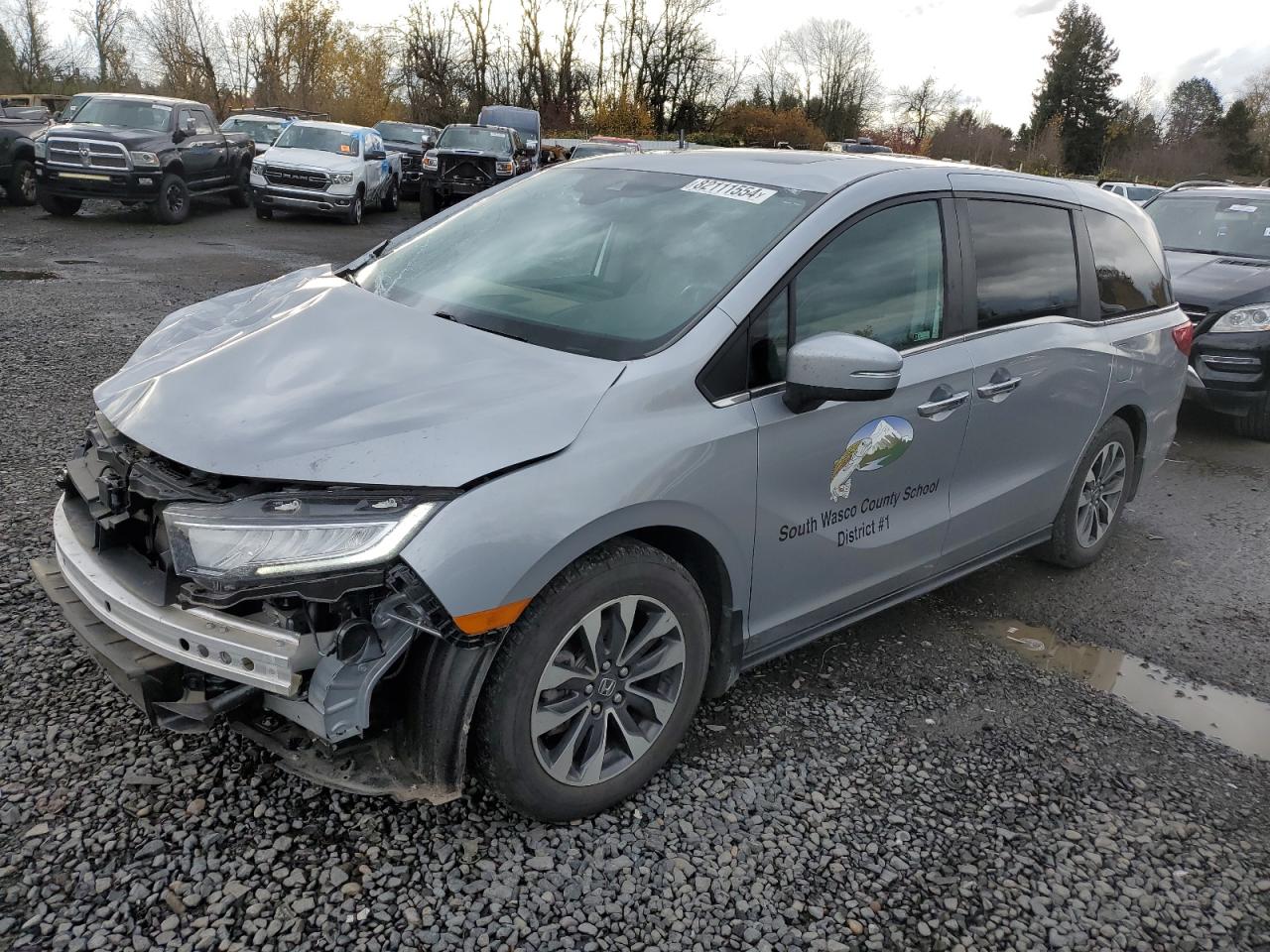 2023 HONDA ODYSSEY EXL VIN:5FNRL6H67PB054708