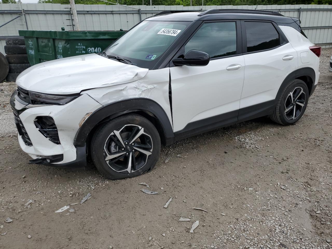 2023 CHEVROLET TRAILBLAZER RS VIN:KL79MTSL1PB156080