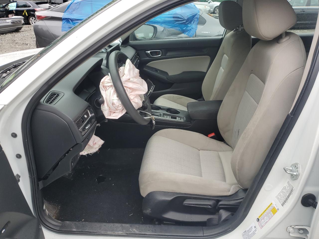2022 HONDA CIVIC LX VIN:2HGFE2F27NH511273