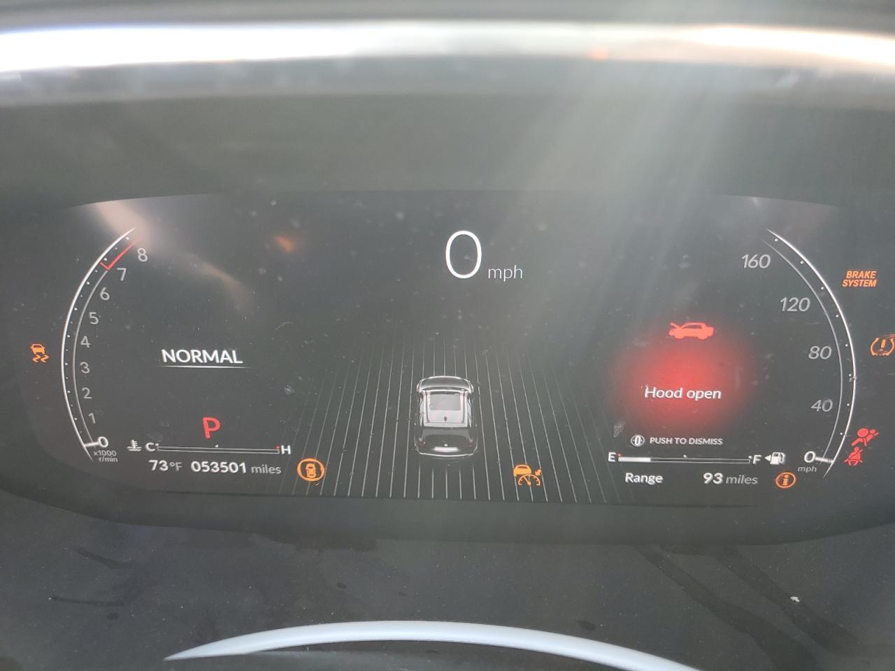 2022 ACURA MDX ADVANCE VIN:5J8YE1H81NL021287