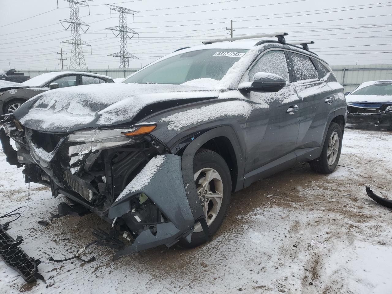 2022 HYUNDAI TUCSON SEL VIN:5NMJBCAE2NH060721