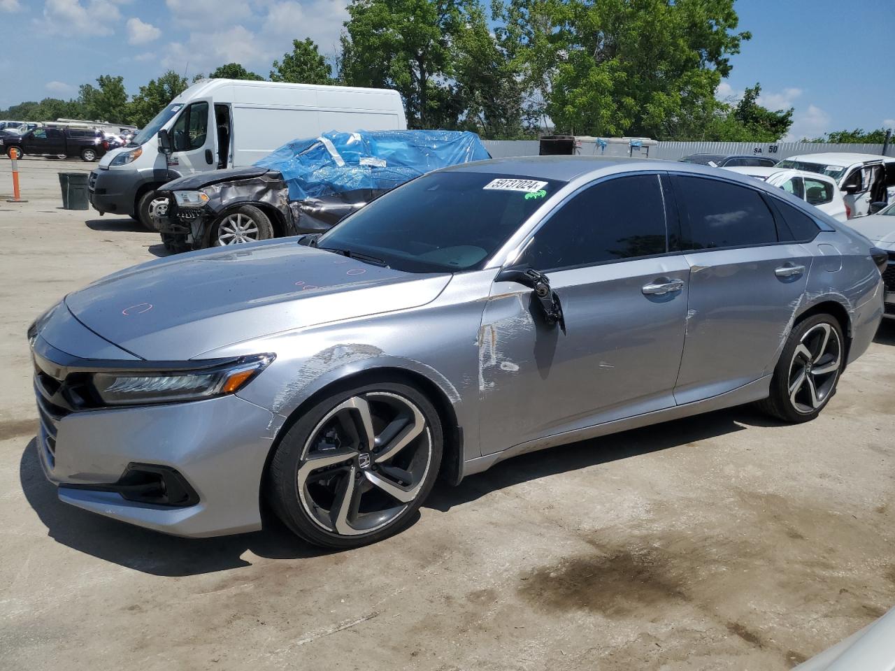 2022 HONDA ACCORD SPORT VIN:1HGCV1F35NA045752