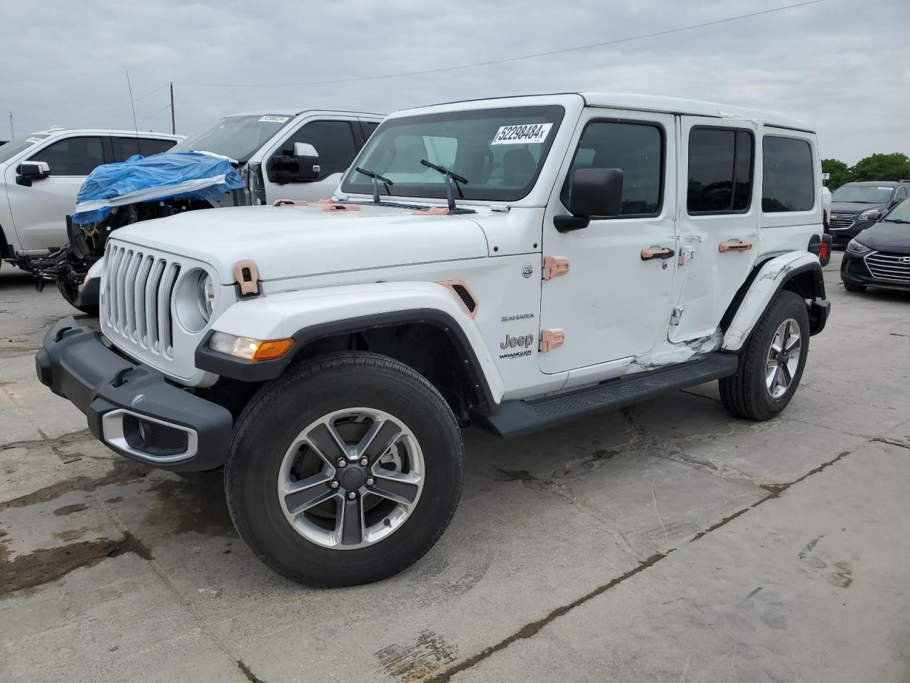 2022 JEEP WRANGLER UNLIMITED SAHARA VIN:1C4HJXEG0NW240264