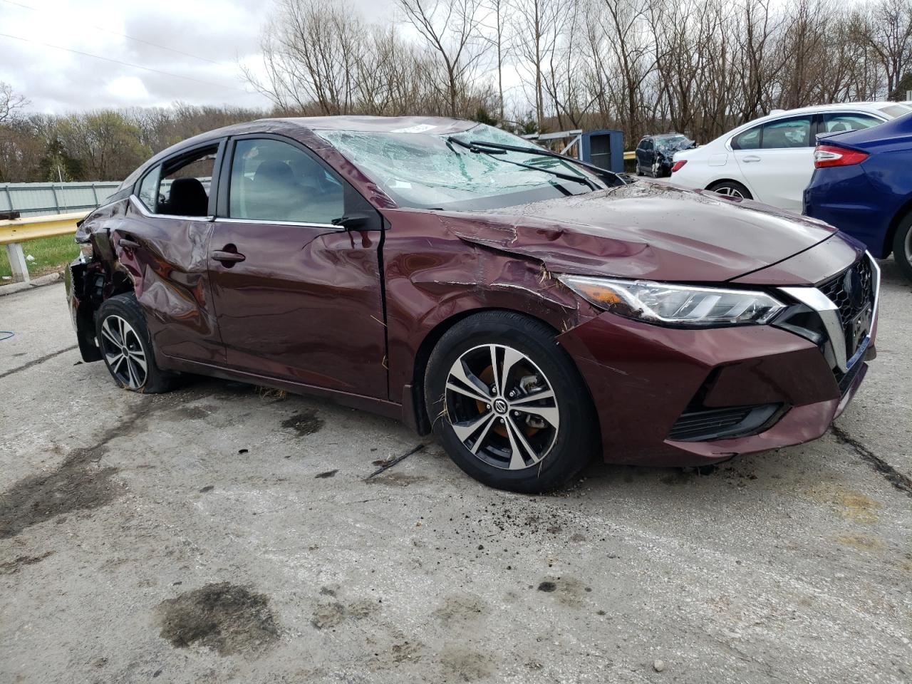 2022 NISSAN SENTRA SV VIN:3N1AB8CV9NY296379