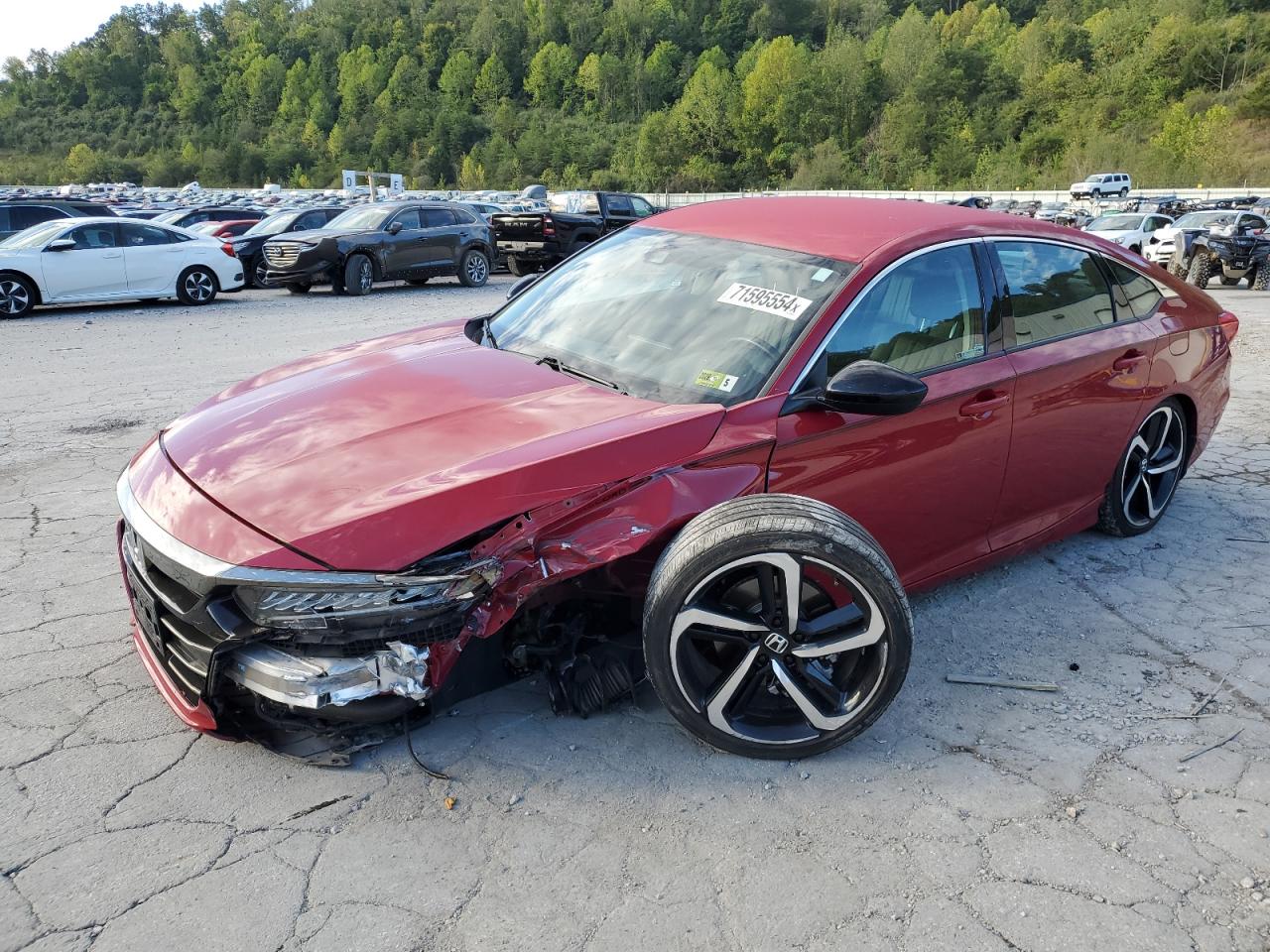 2022 HONDA ACCORD SPORT SE VIN:1HGCV1F40NA045599