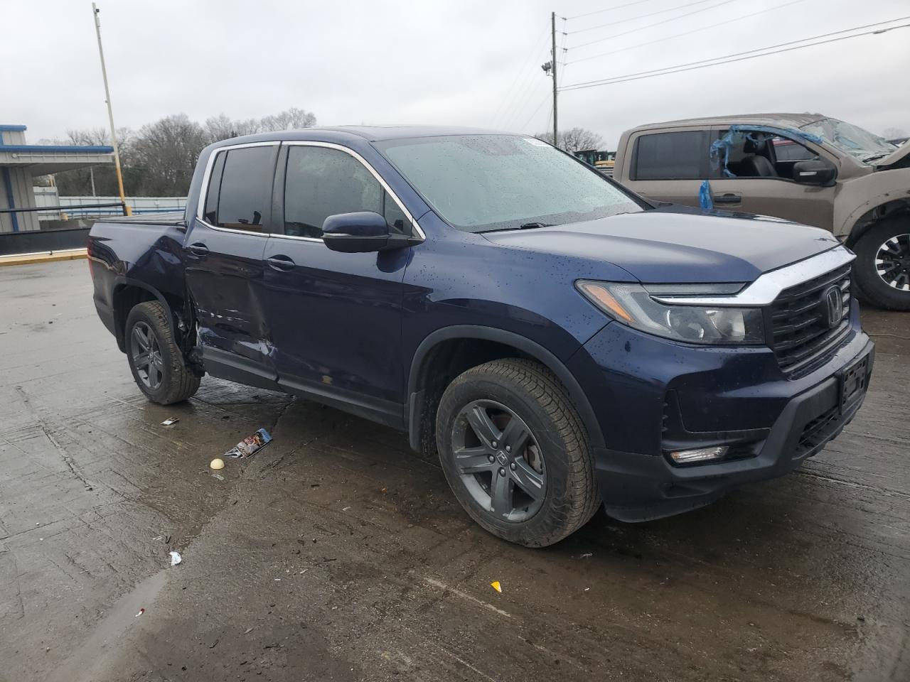 2022 HONDA RIDGELINE RTL VIN:5FPYK3F55NB035859