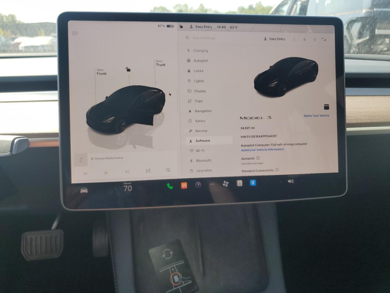 2023 TESLA MODEL 3  VIN:5YJ3E1EAXPF544281