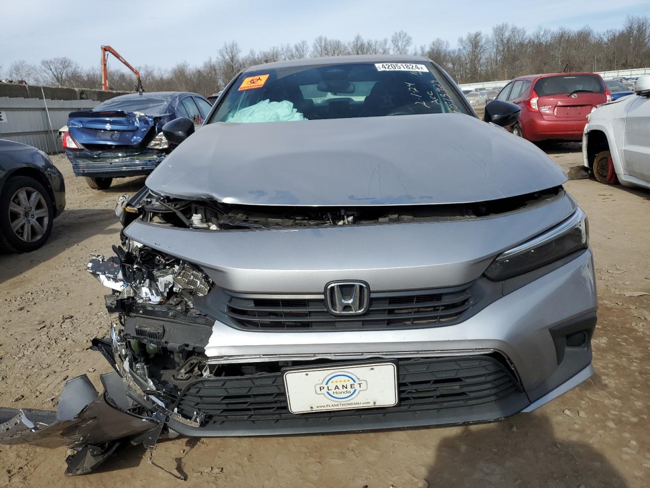 2022 HONDA CIVIC SPORT VIN:2HGFE2F59NH525542