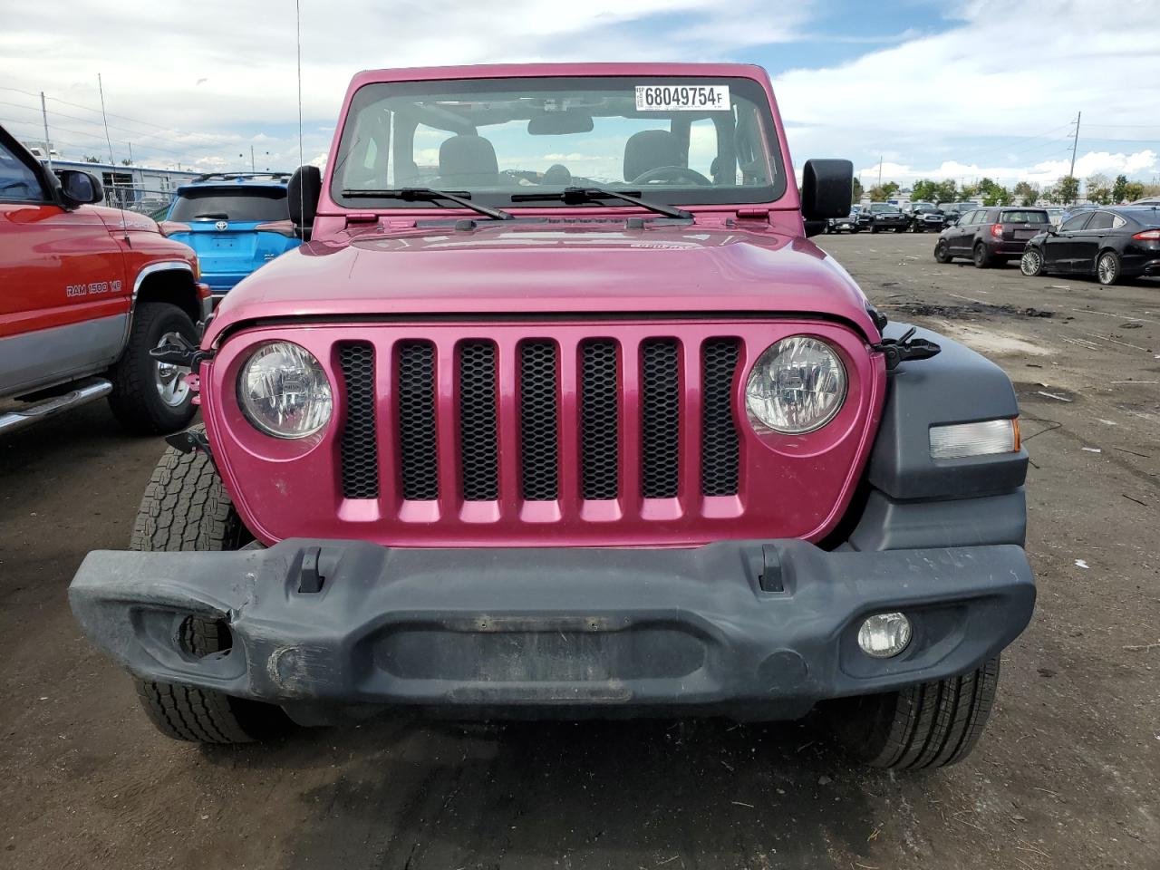 2022 JEEP WRANGLER SPORT VIN:1C4GJXAG1NW105506