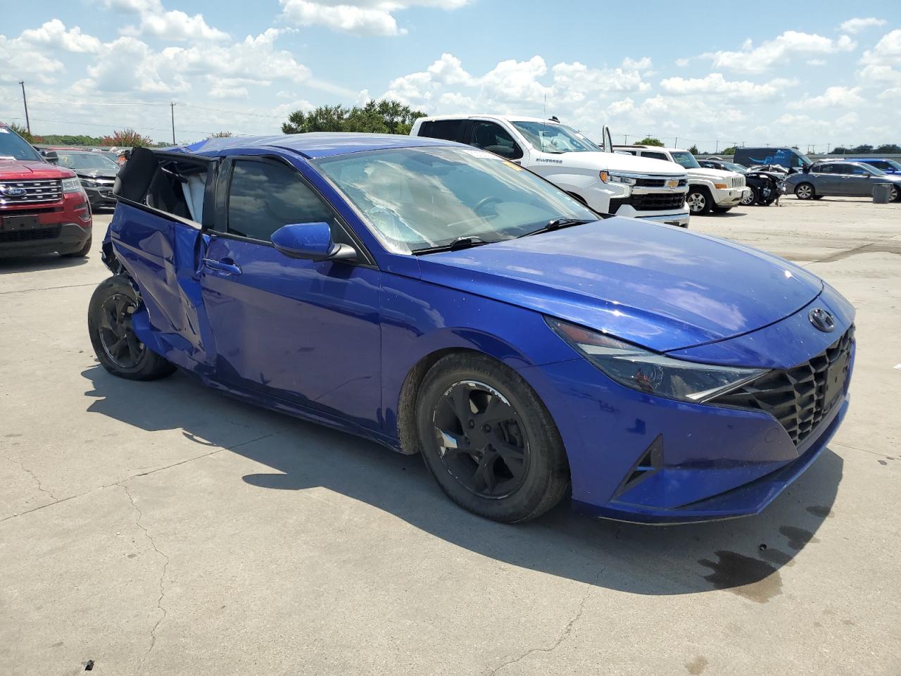 2022 HYUNDAI ELANTRA SE VIN:KMHLL4AG3NU343131