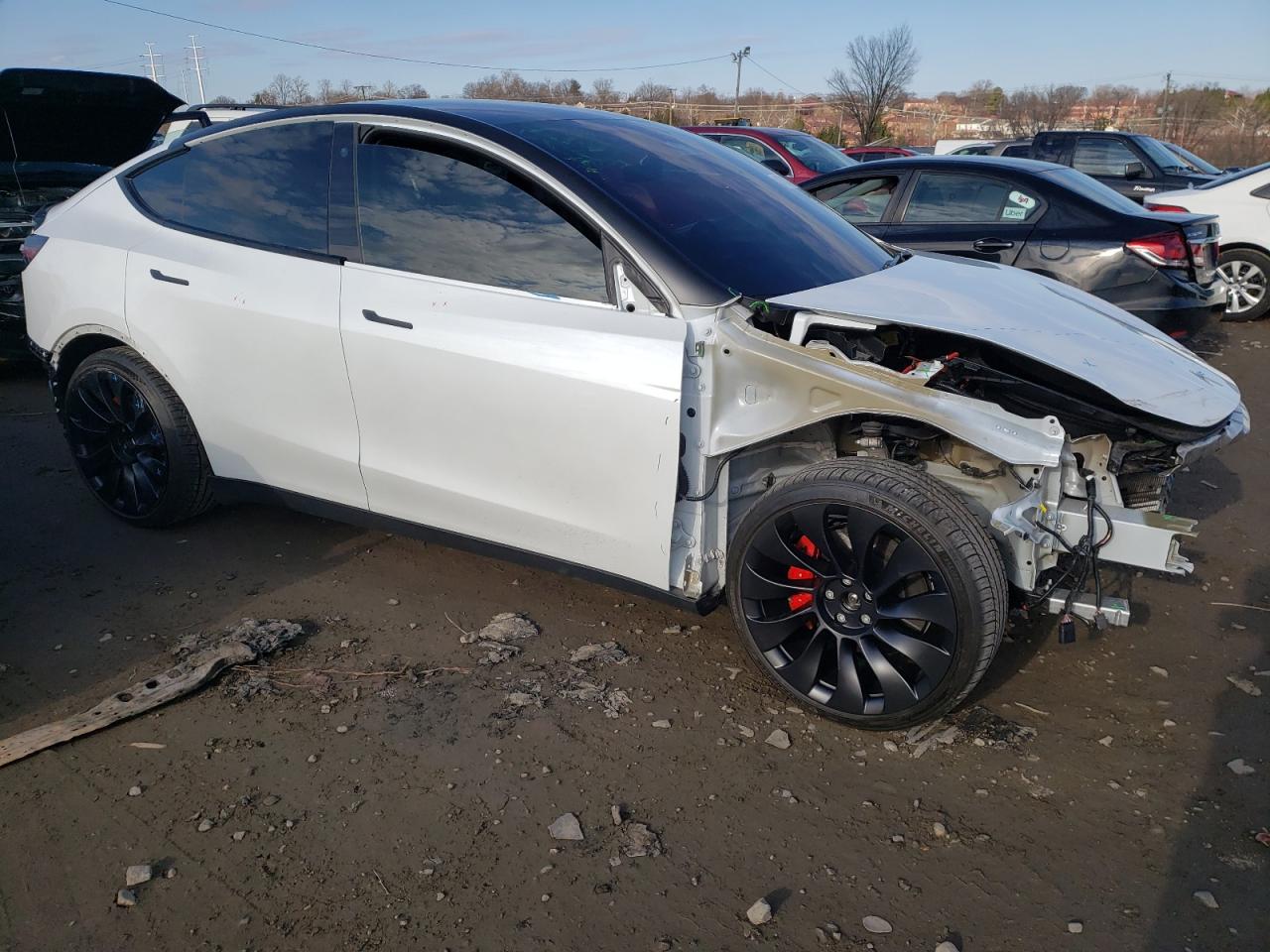 2022 TESLA MODEL Y  VIN:7SAYGDEF1NF522375