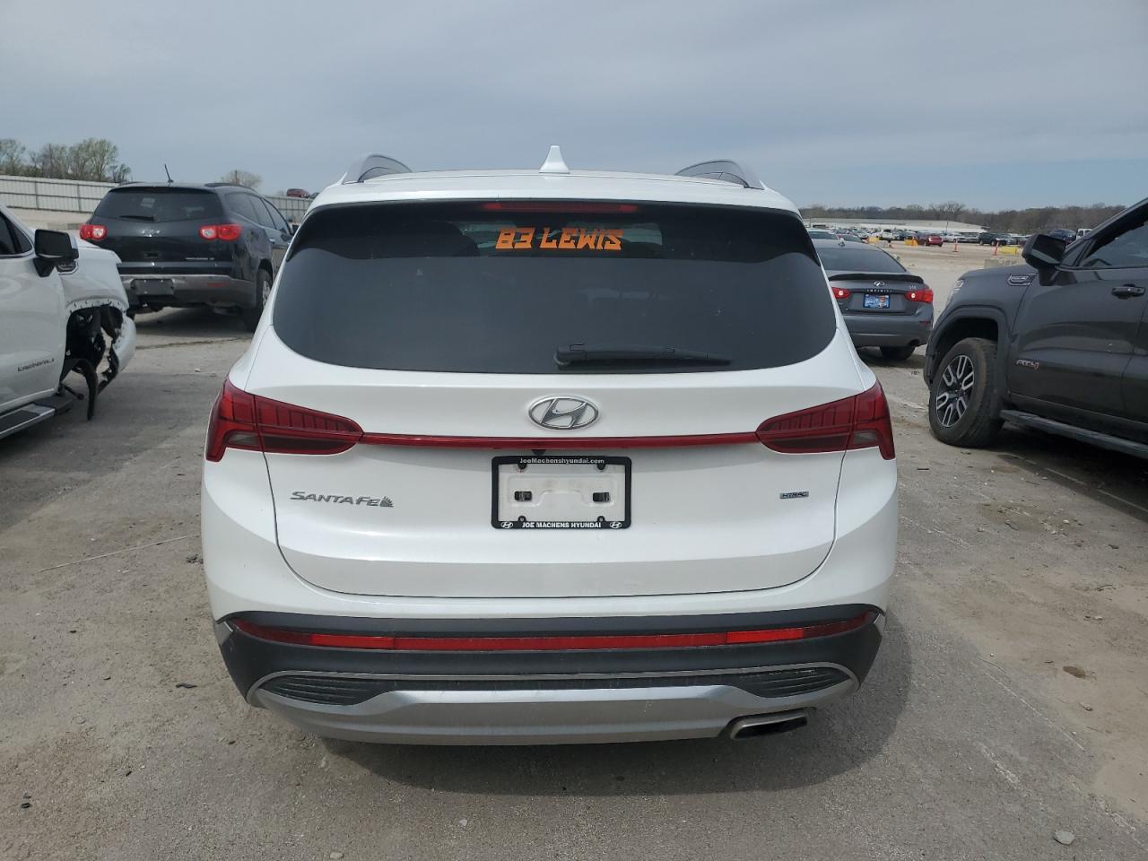 2022 HYUNDAI SANTA FE SEL VIN:5NMS3DAJ2NH425628