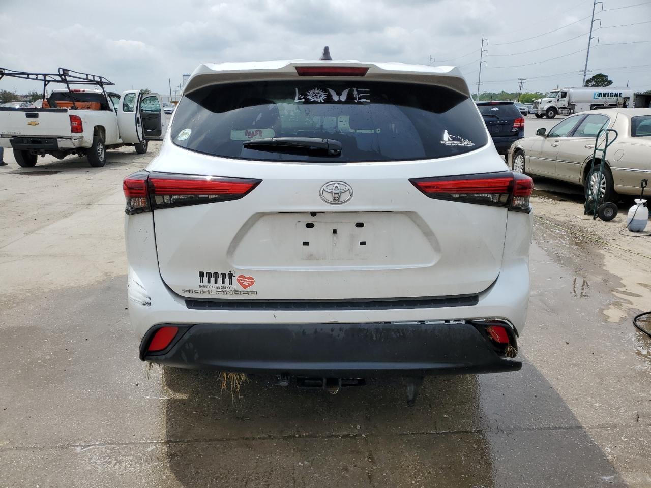 2022 TOYOTA HIGHLANDER L VIN:5TDCZRAH0NS096129