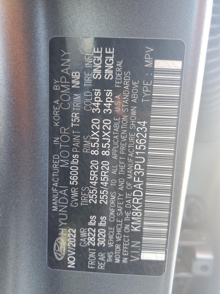 2023 HYUNDAI IONIQ 5 LIMITED VIN:KM8KRDAF3PU156234