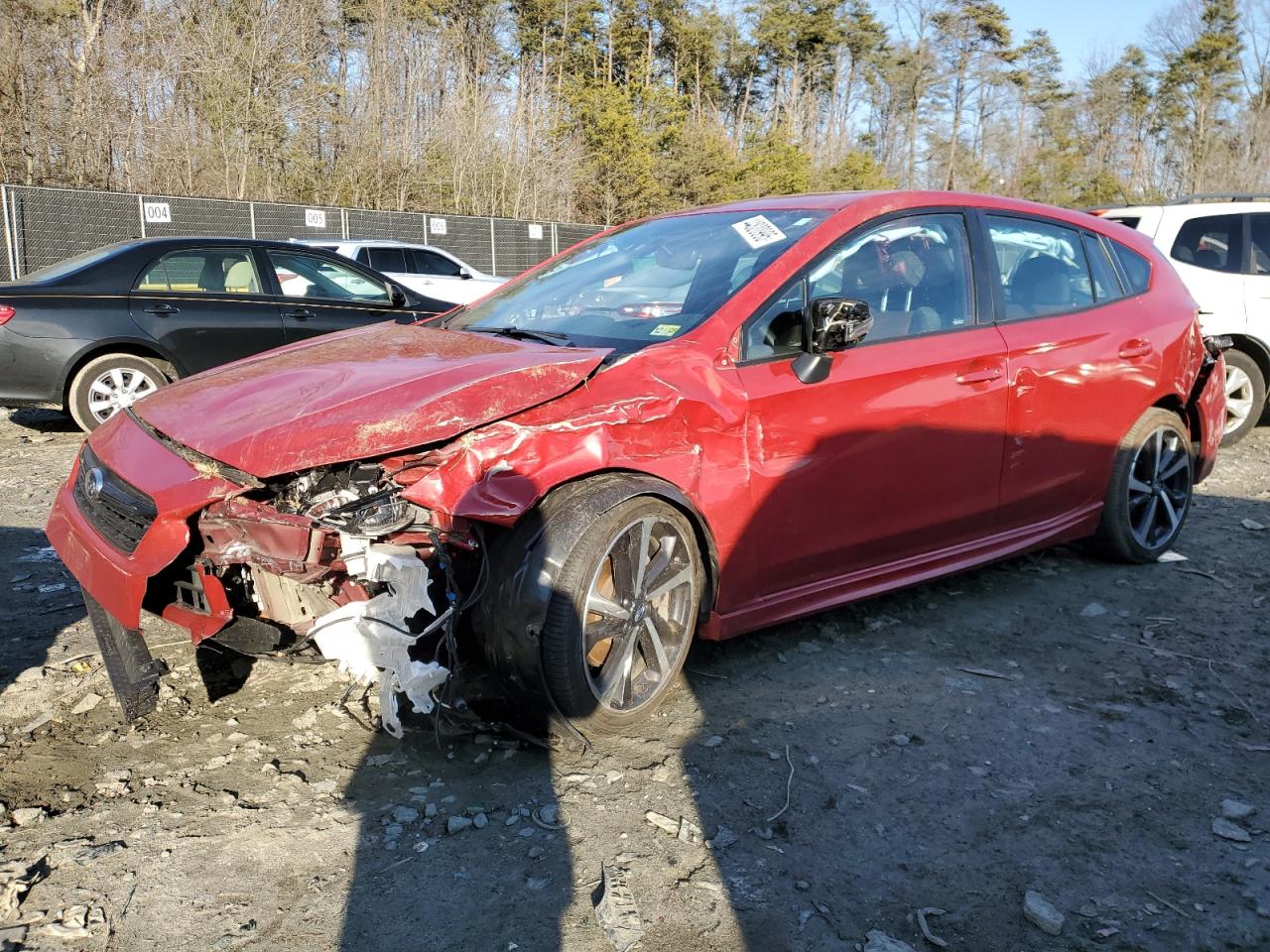 2023 SUBARU IMPREZA SPORT VIN:4S3GTAL6XP3708812