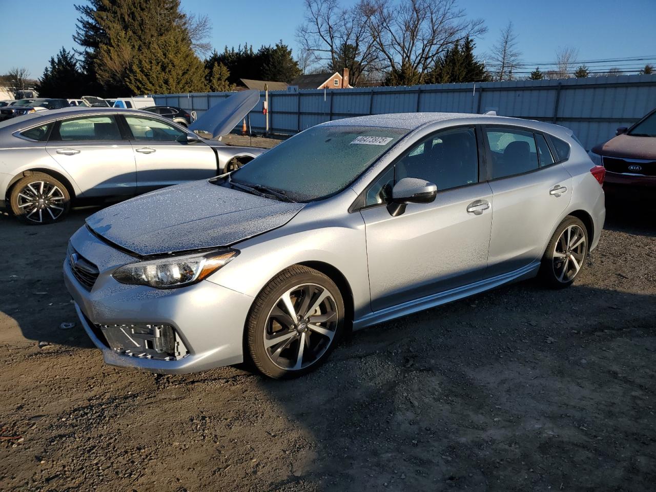 2022 SUBARU IMPREZA SPORT VIN:4S3GTAM65N3705215