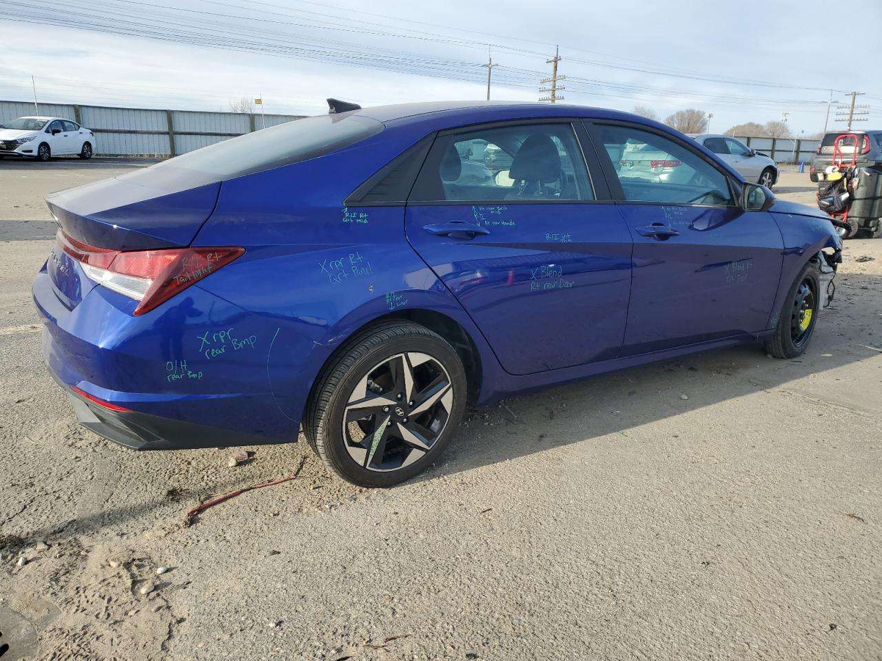 2023 HYUNDAI ELANTRA SEL VIN:KMHLS4AG0PU437182