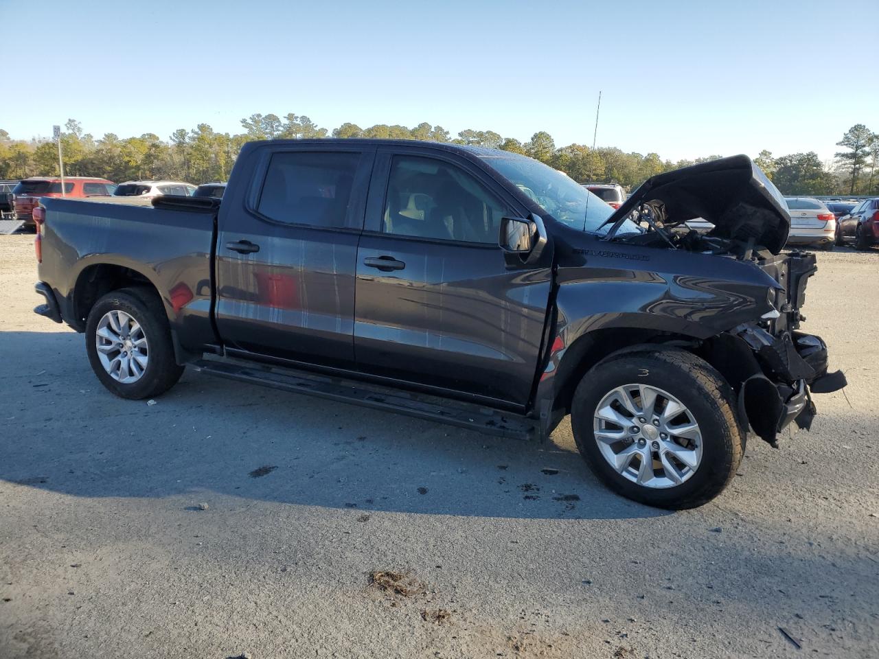 2022 CHEVROLET SILVERADO K1500 CUSTOM VIN:1GCPDBEK3NZ536064