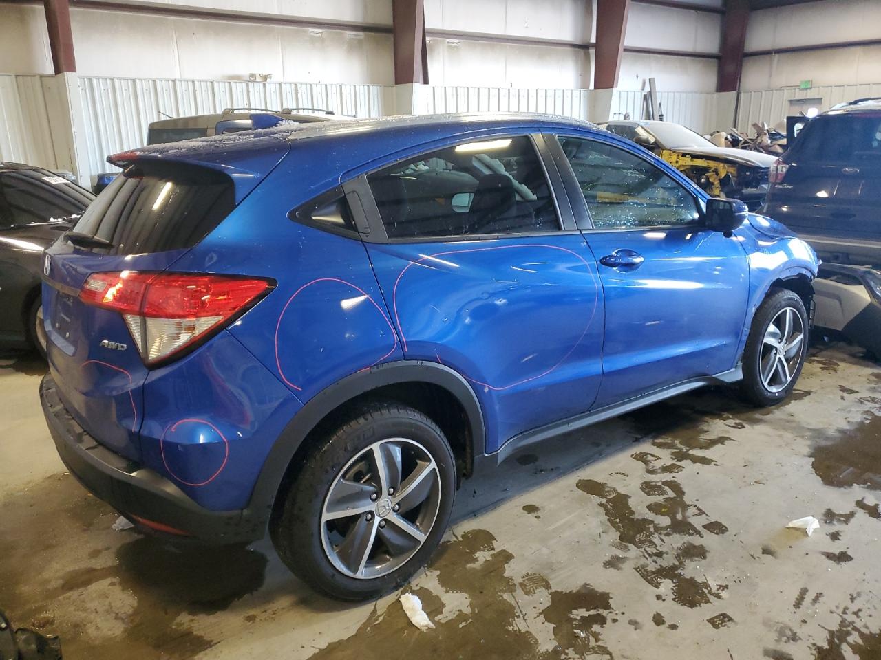 2022 HONDA HR-V EX VIN:3CZRU6H55NM736140