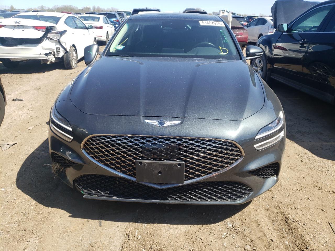 2022 GENESIS G70 BASE VIN:KMTG34TAXNU088980