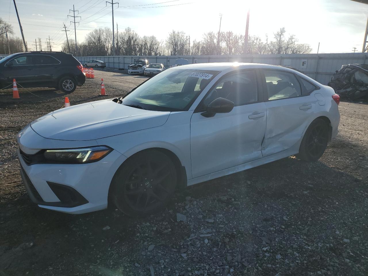 2022 HONDA CIVIC SPORT VIN:2HGFE2F58NH552442