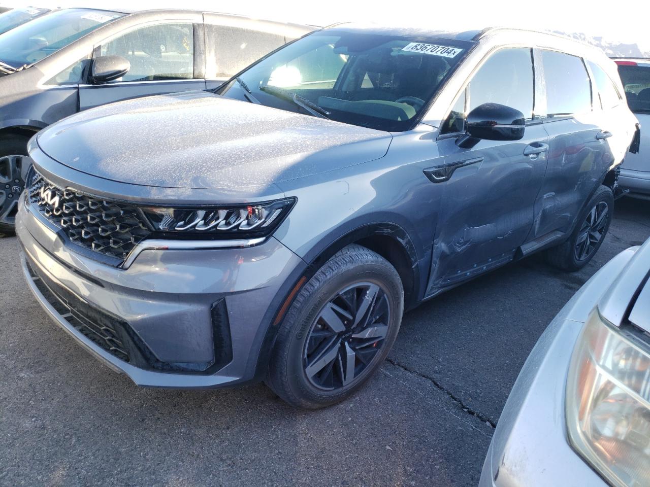 2022 KIA SORENTO S VIN:5XYRL4LC2NG144808