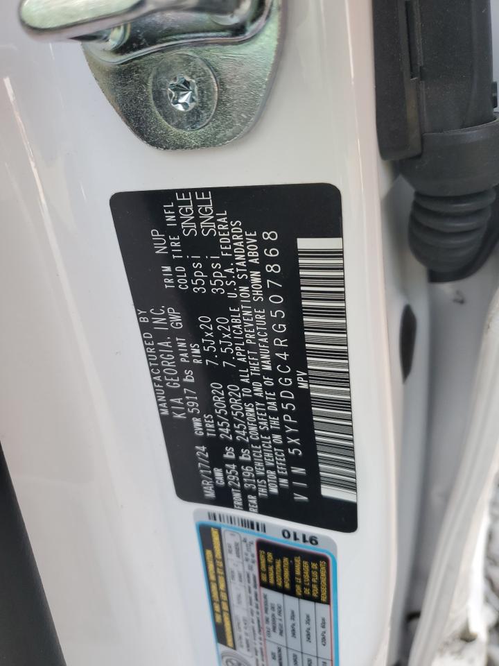 2024 KIA TELLURIDE SX VIN:5XYP5DGC4RG507868