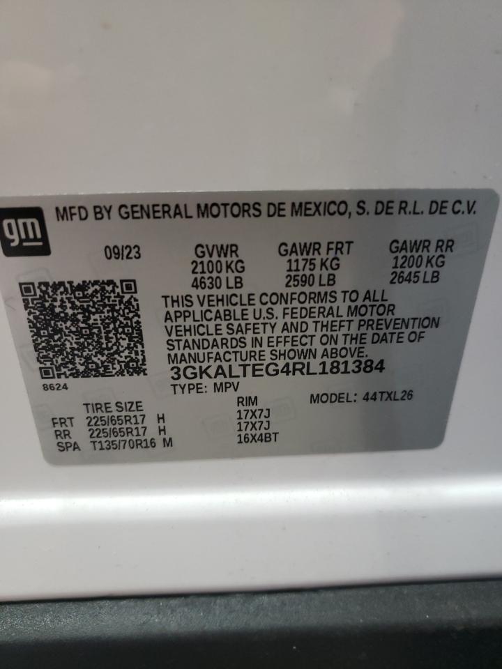 2024 GMC TERRAIN SLE VIN:3GKALTEG4RL181384