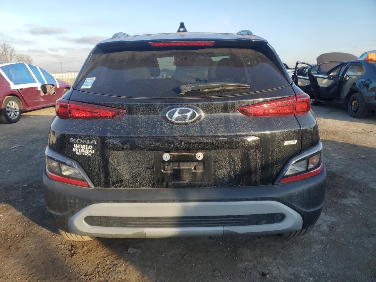 2022 HYUNDAI KONA SEL VIN:KM8K6CAB5NU921358