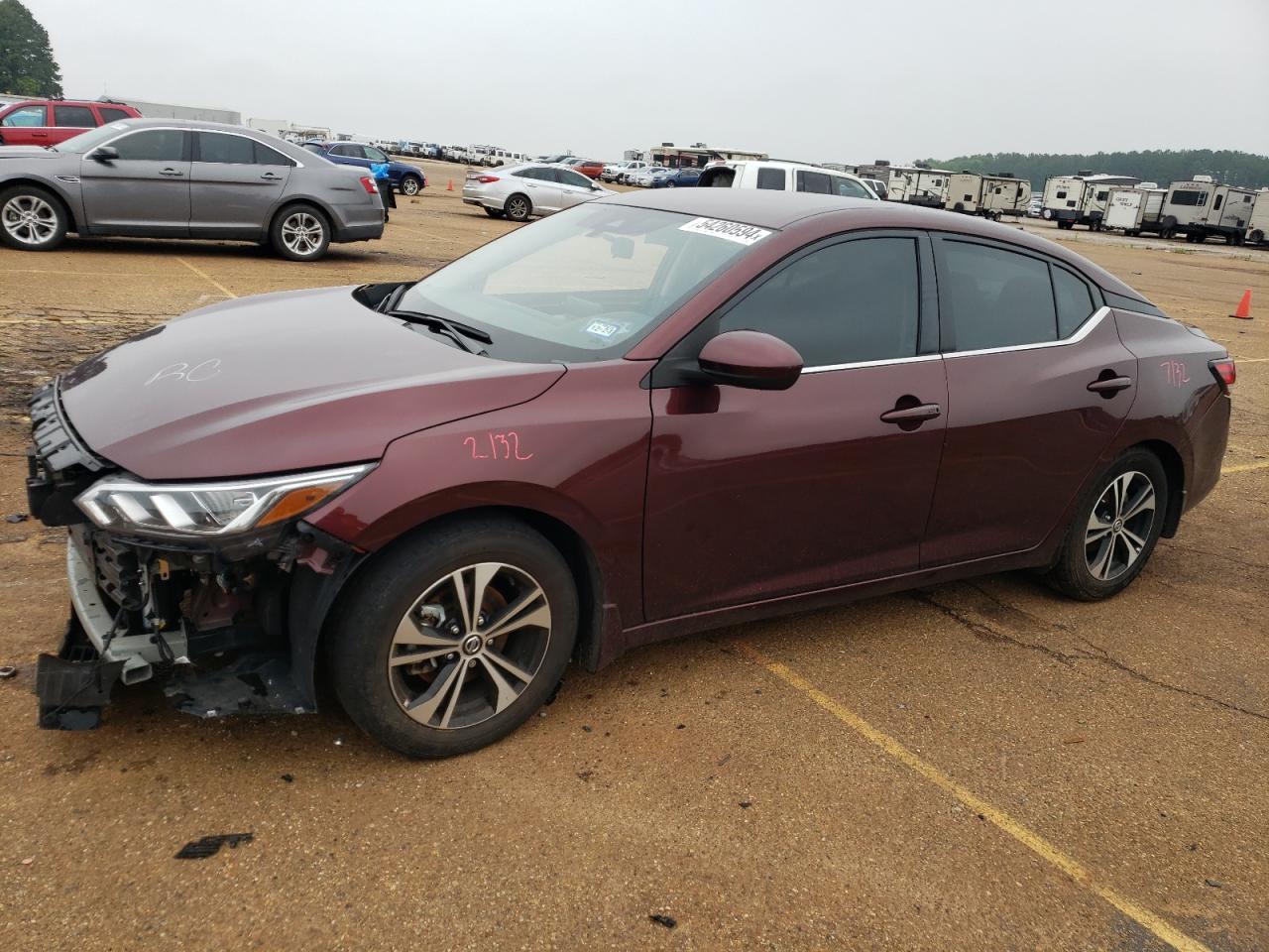 2022 NISSAN SENTRA SV VIN:WP0AA2A8XNS255297