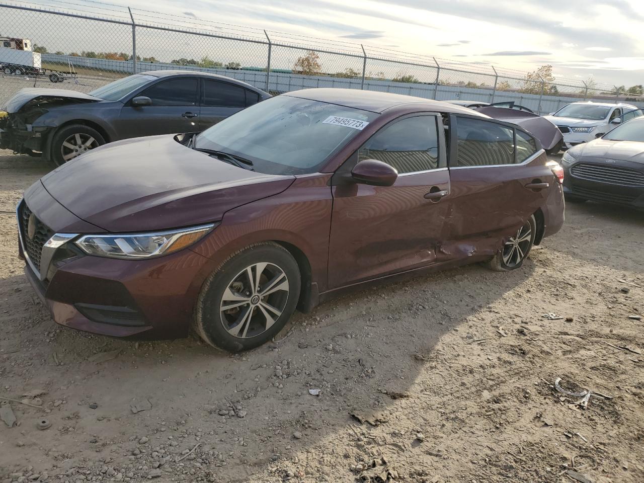 2022 NISSAN SENTRA SV VIN:3N1AB8CV2NY209468