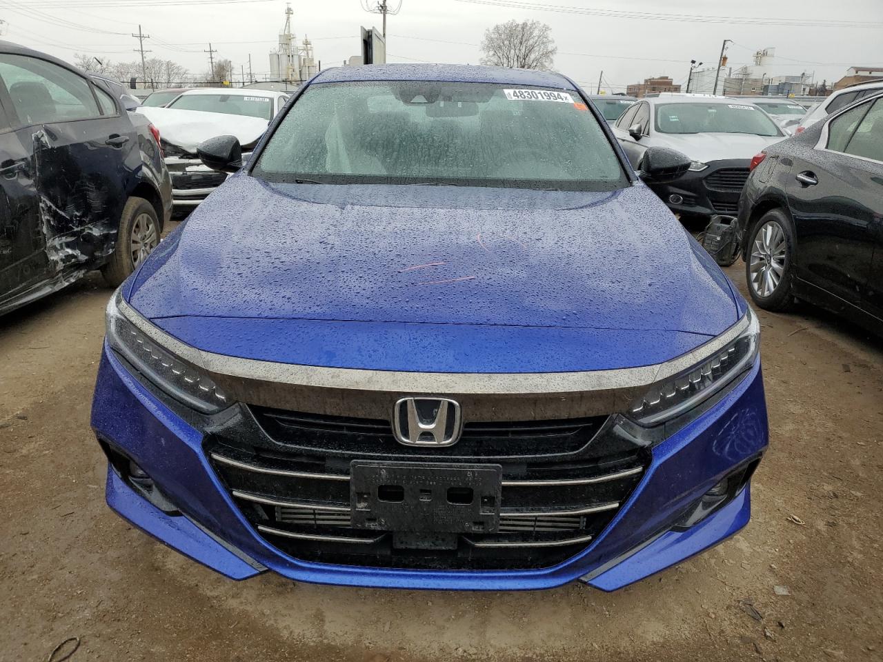 2022 HONDA ACCORD SPORT VIN:1HGCV1F39NA113082