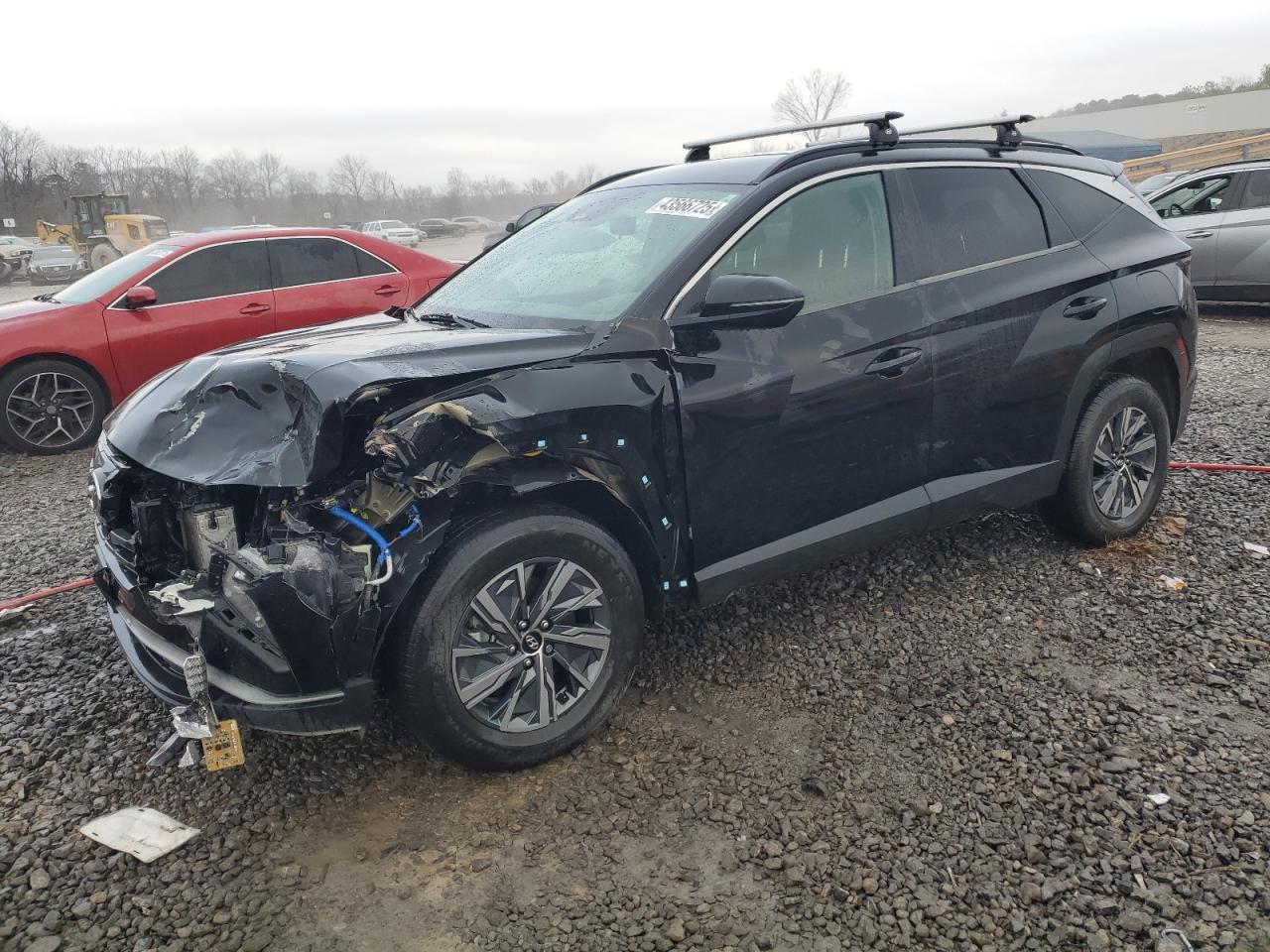 2022 HYUNDAI TUCSON BLUE VIN:KM8JBCA12NU025775