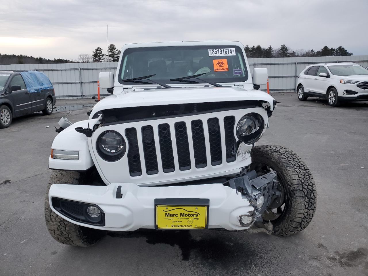 2022 JEEP GLADIATOR OVERLAND VIN:1C6HJTFG0NL139242