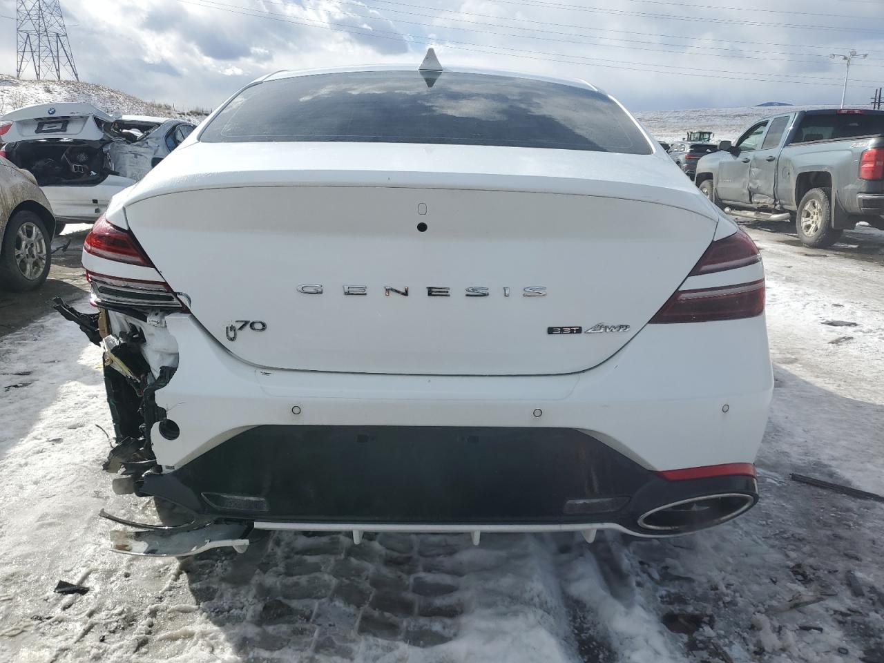 2022 GENESIS G70 BASE VIN:KMTG54TE0NU092761