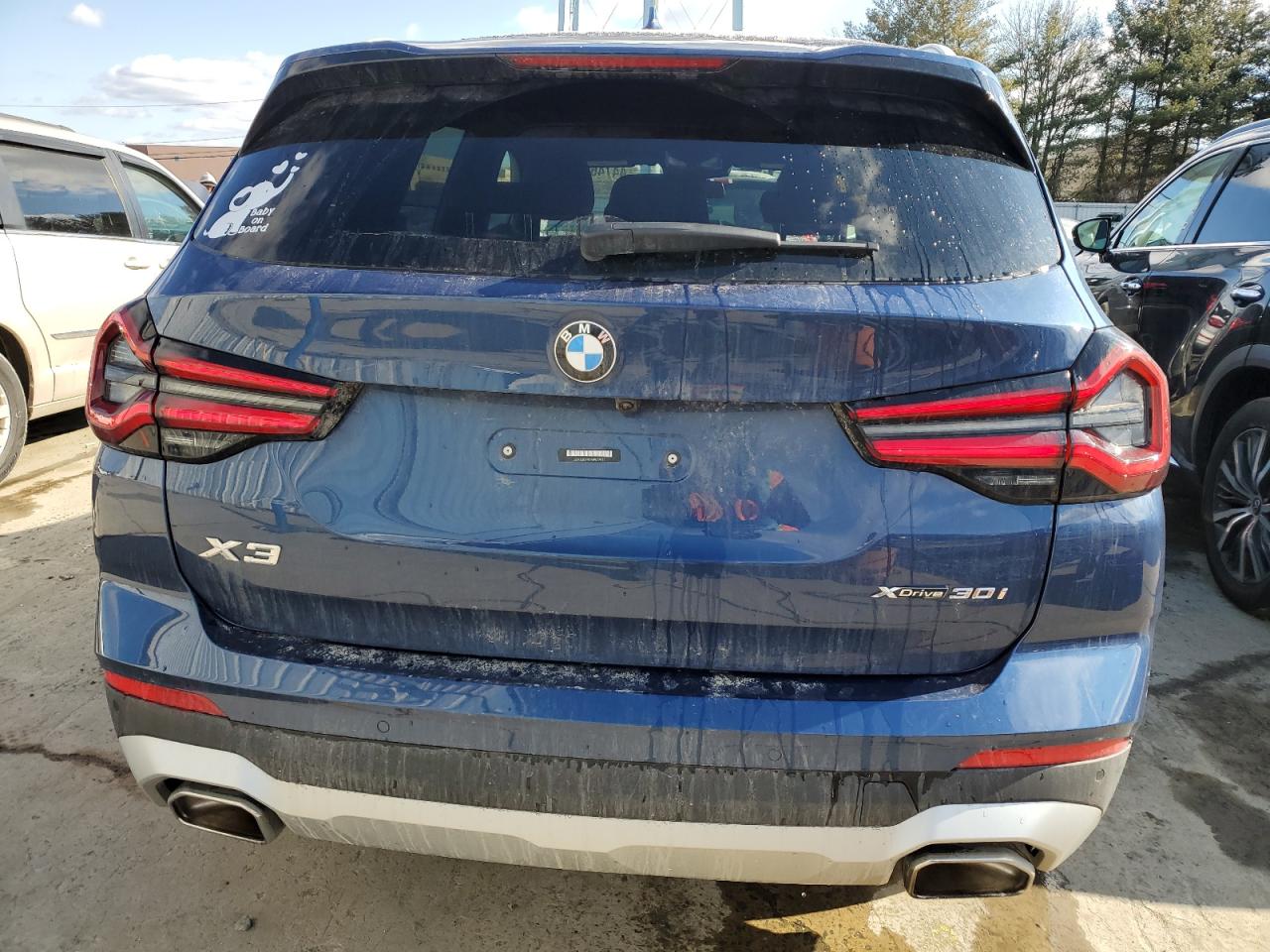 2022 BMW X3 XDRIVE30I VIN:5UX53DP01N9K17522