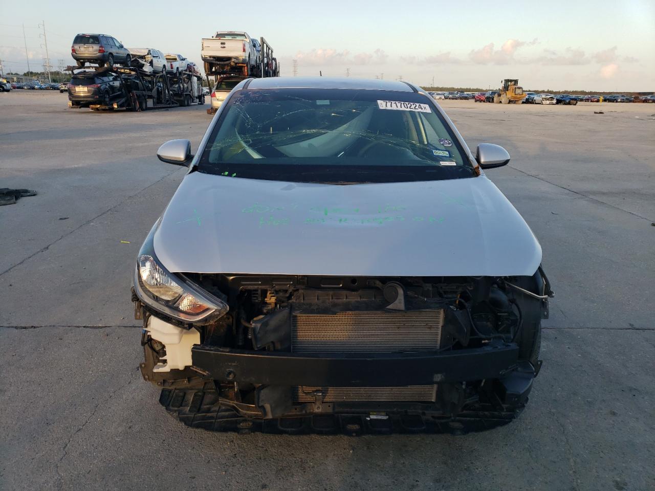 2022 HYUNDAI ACCENT SE VIN:3KPC24A61NE171386