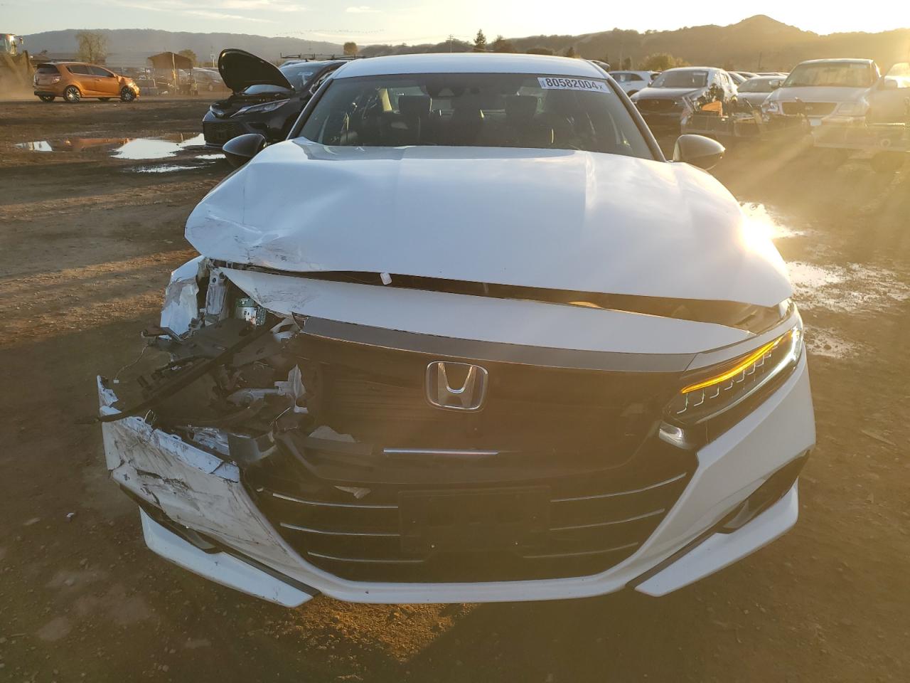 2022 HONDA ACCORD HYBRID SPORT VIN:1HGCV3F22NA039670