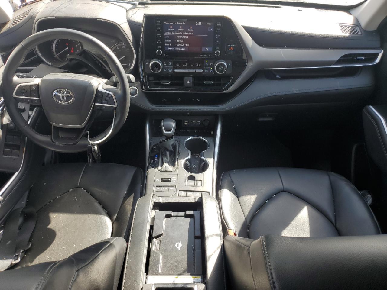 2022 TOYOTA HIGHLANDER XLE VIN:5TDHZRBH1NS204066