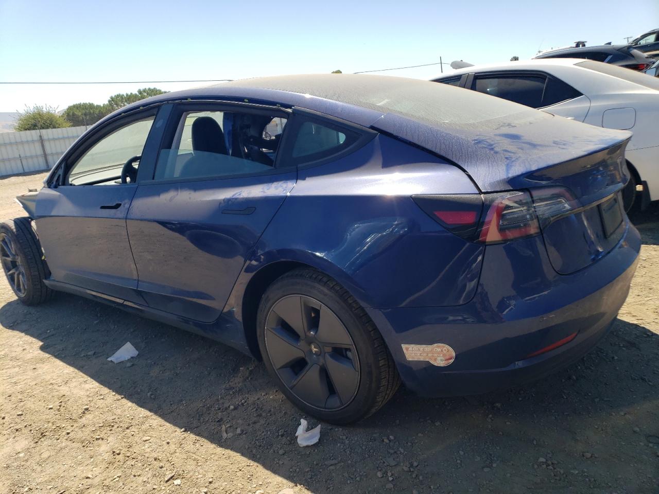 2022 TESLA MODEL 3  VIN:5YJ3E1EBXNF316853