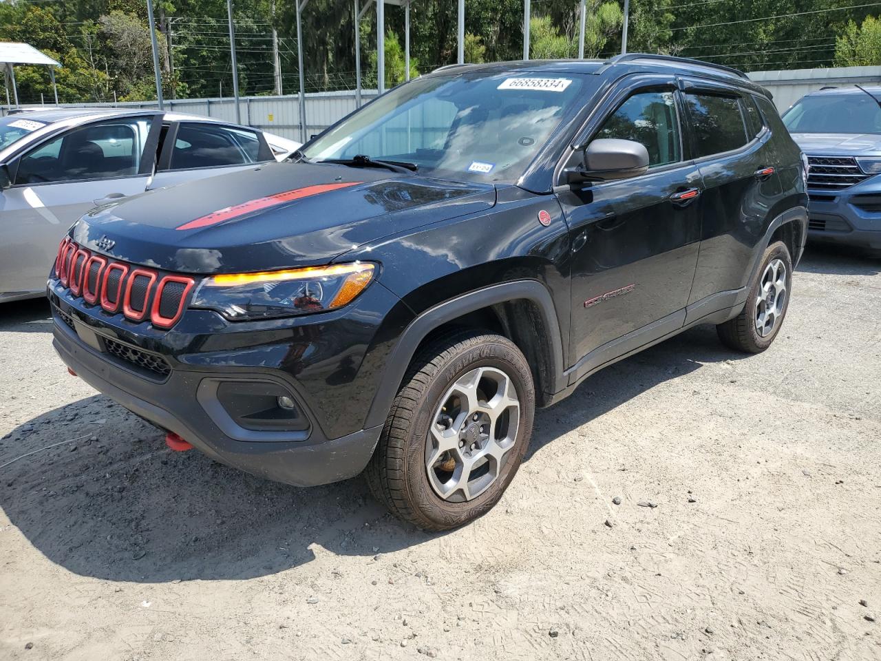 2022 JEEP COMPASS TRAILHAWK VIN:3C4NJDDB3NT158526