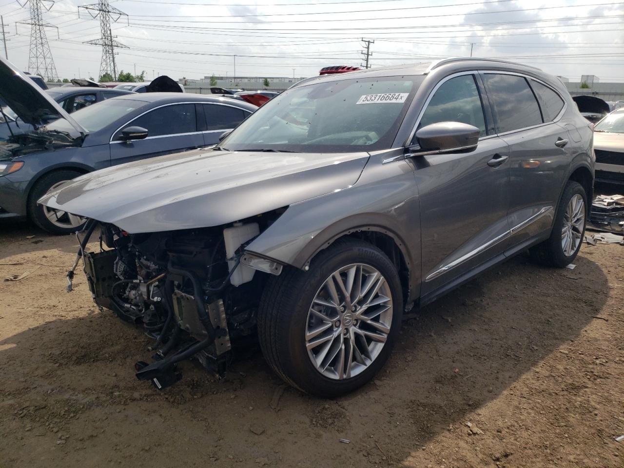 2023 ACURA MDX ADVANCE VIN:5J8YE1H85PL032232