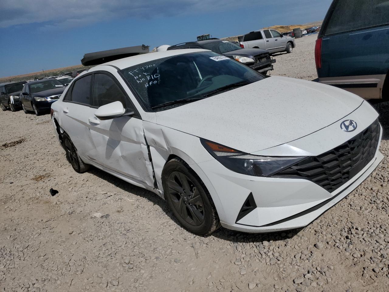 2022 HYUNDAI ELANTRA SEL VIN:5NPLS4AG4NH079628