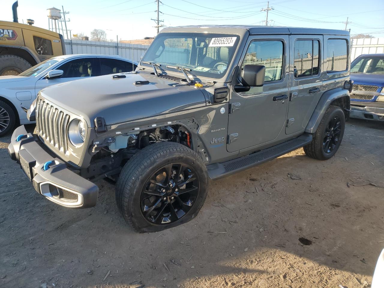 2022 JEEP WRANGLER UNLIMITED SAHARA 4XE VIN:1C4JJXP67NW232216