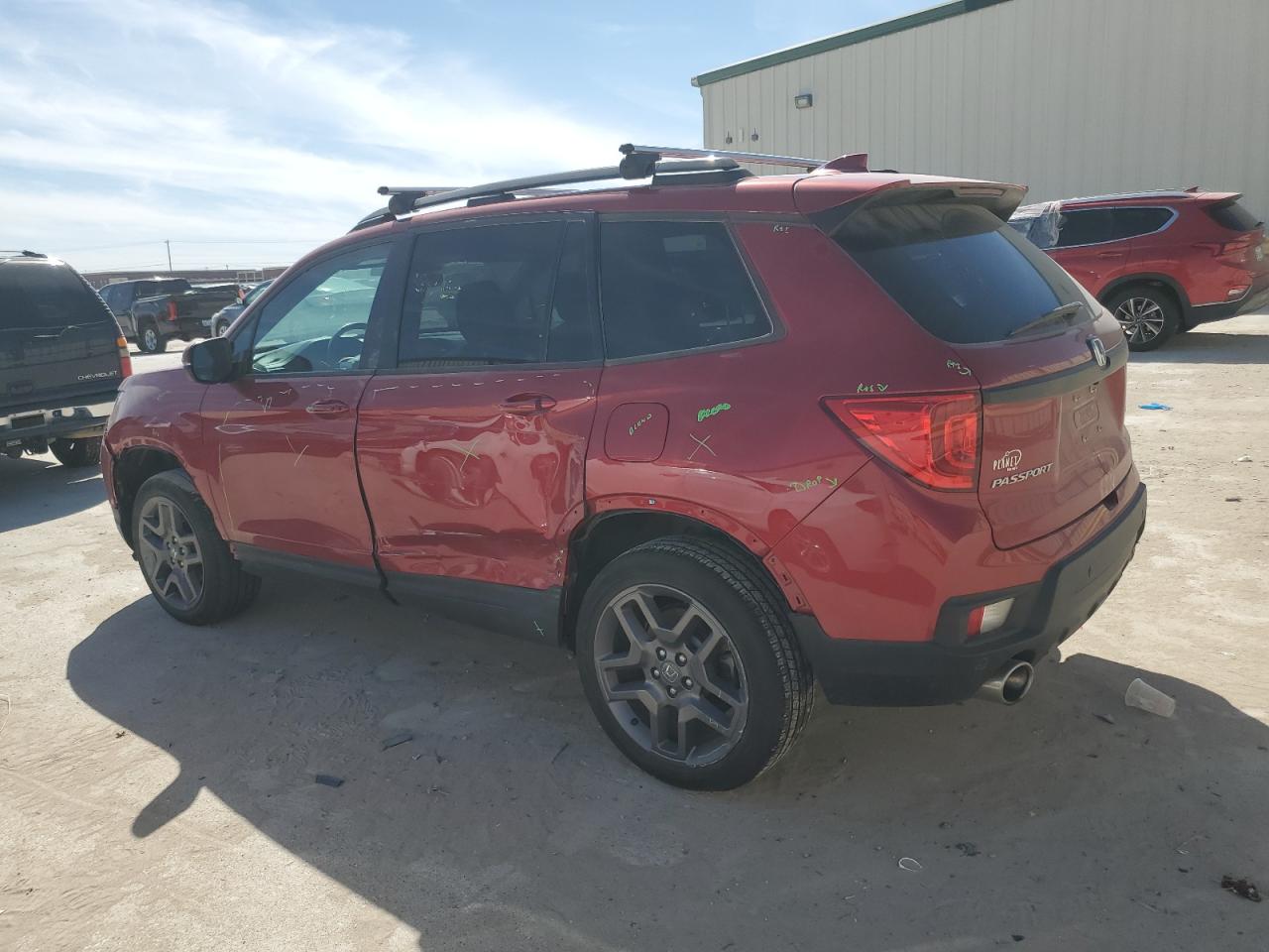 2023 HONDA PASSPORT EXL VIN:5FNYF8H57PB007264