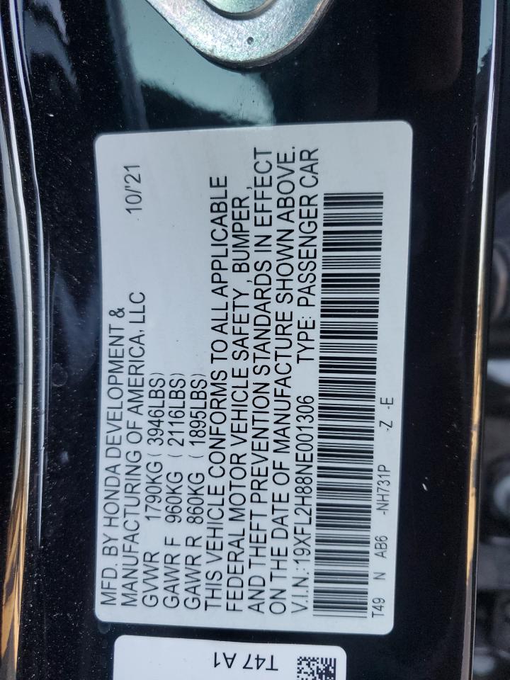 2022 HONDA CIVIC SPORT VIN:KNDJD735685824804