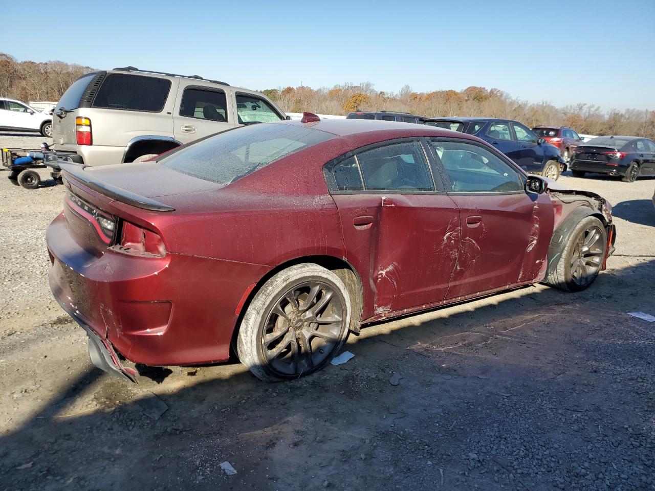 2022 DODGE CHARGER SCAT PACK VIN:2C3CDXGJ8NH119947